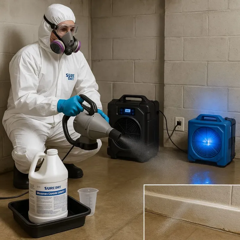 Sanitization and Odor Removal process in Krebs, OK