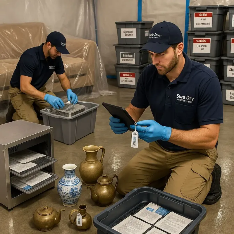 Content Protection and Restoration process in Krebs, OK