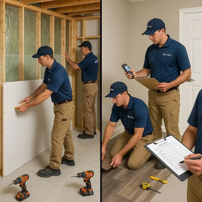 Repairs and Reconstruction process in Krebs, OK